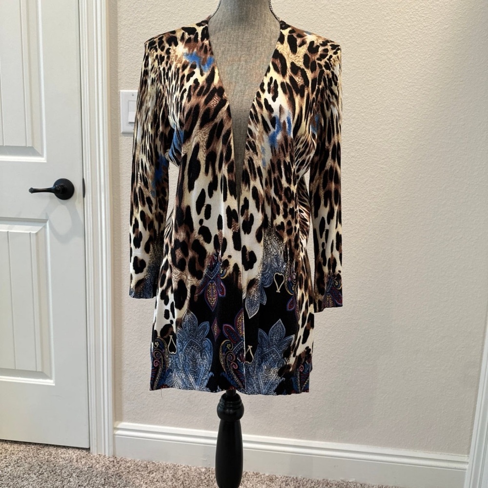 Ladies Open Front Sweater